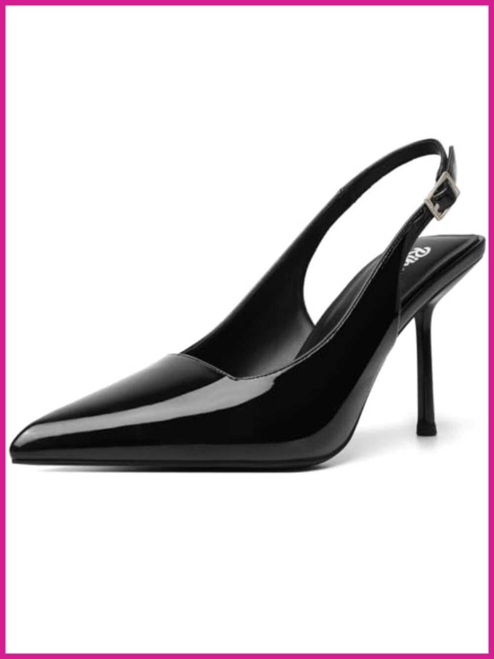 Slingback Pumps Pointy Closed Toe High Heels for Wedding Party Evening